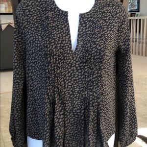 Ann Taylor animal print blouse